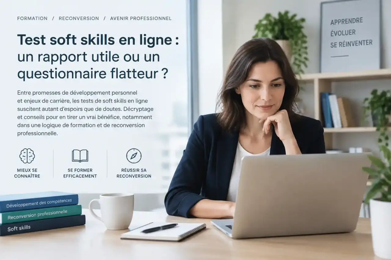 Test soft skills en ligne : un rapport utile ou un questionnaire flatteur ?