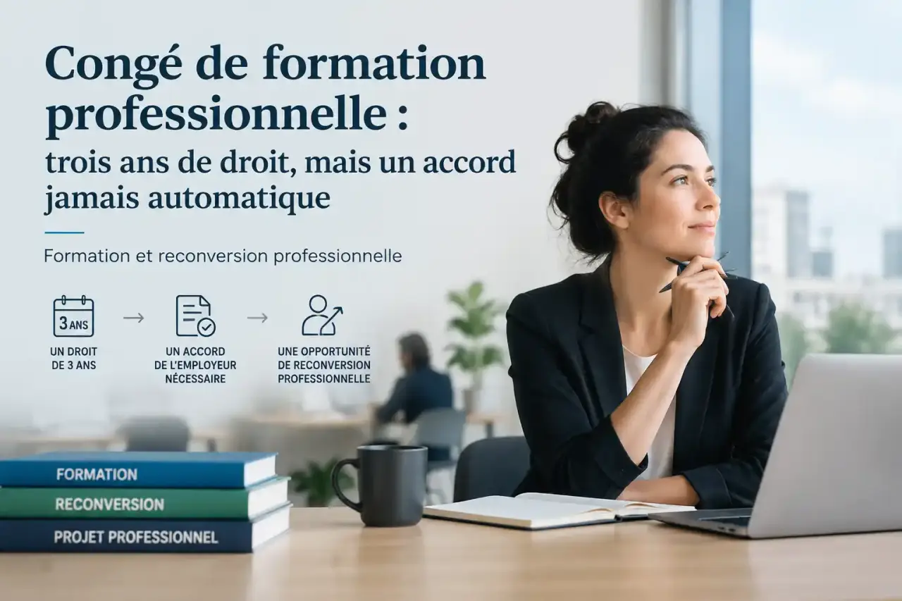 Congé de formation professionnelle : trois ans de droit, mais un accord jamais automatique