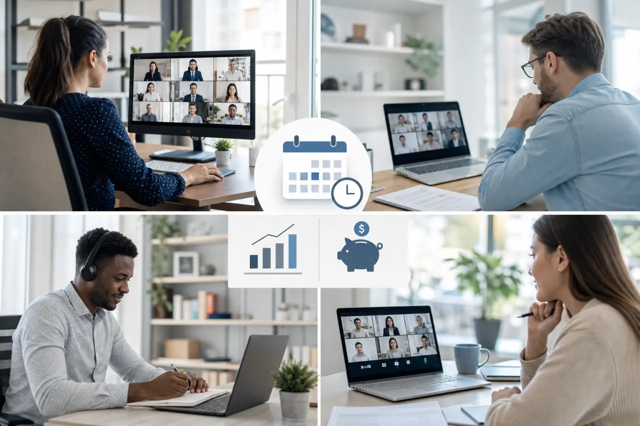 Formation inter entreprises en ligne : 6 semaines, classes virtuelles et budget maîtrisé